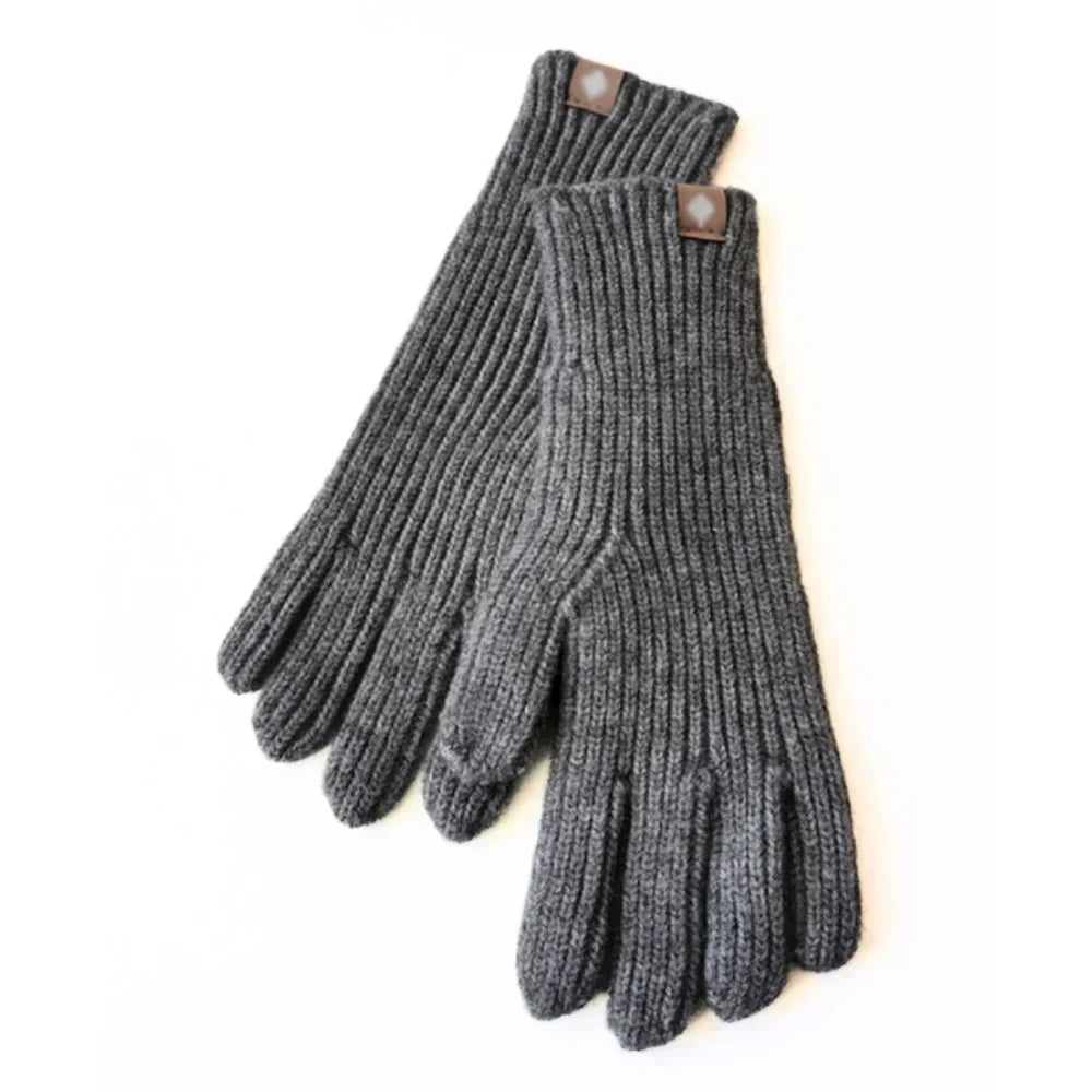 Guantes de punto casuales para mujer