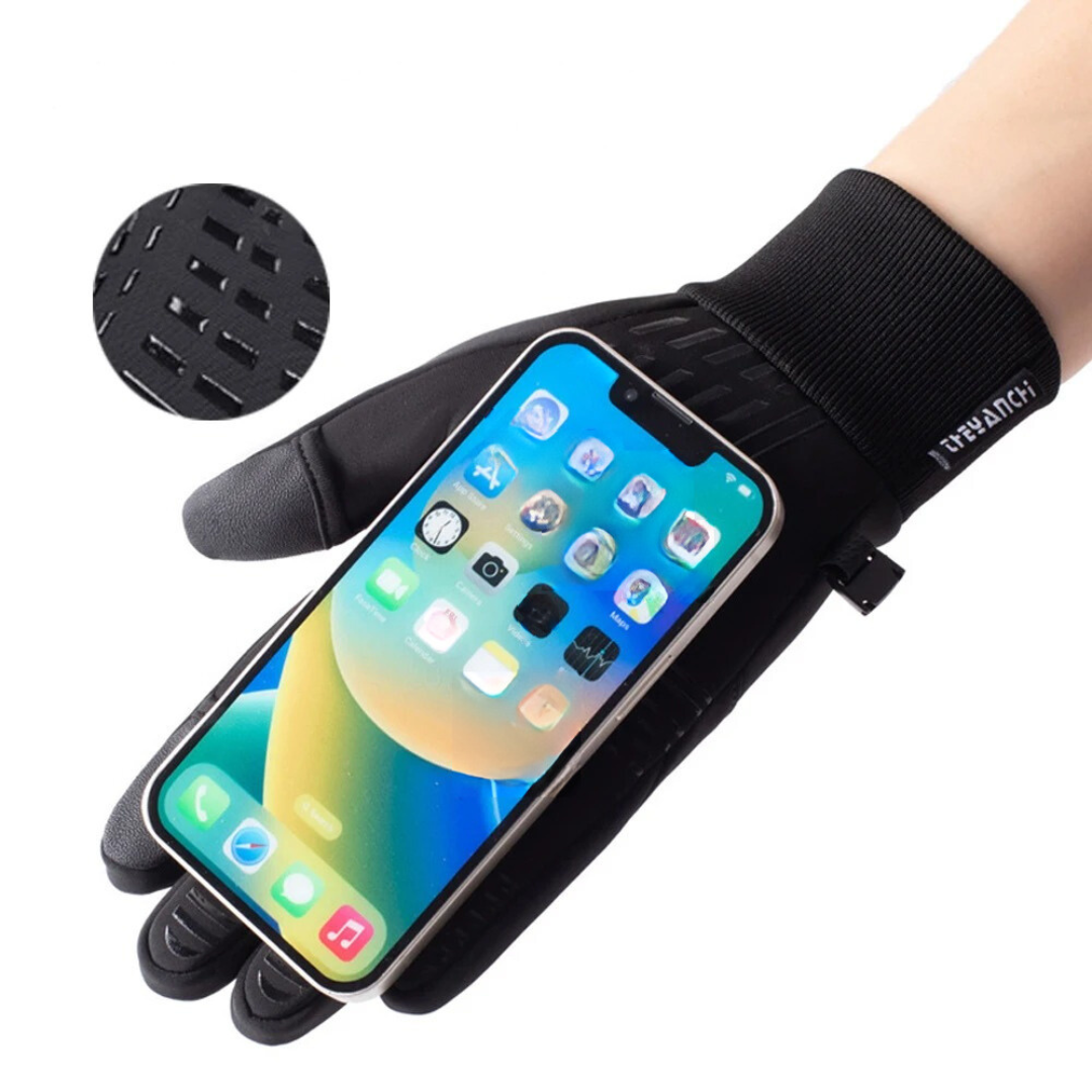 Guantes impermeables para pantalla táctil con bolsillo