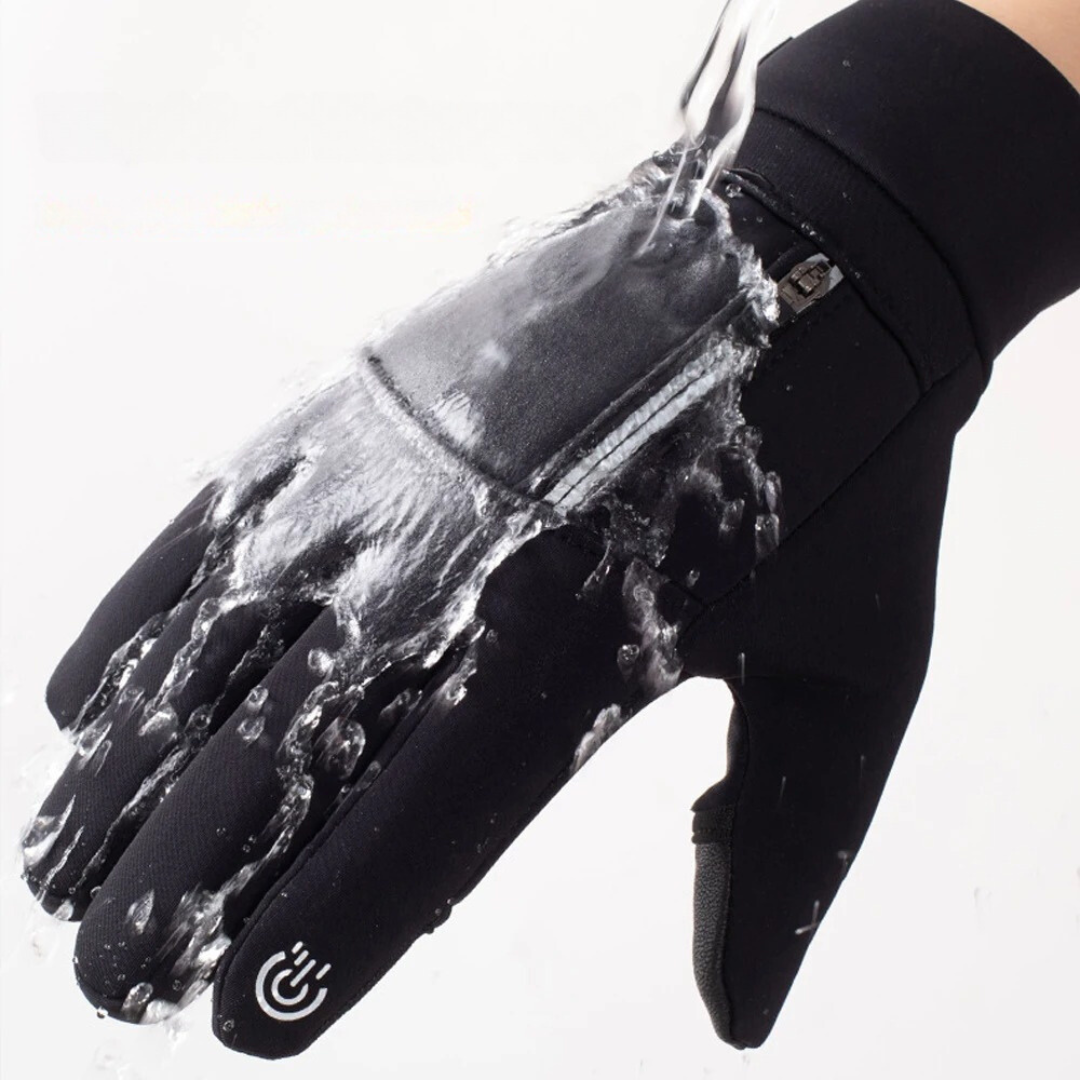 Guantes impermeables para pantalla táctil con bolsillo