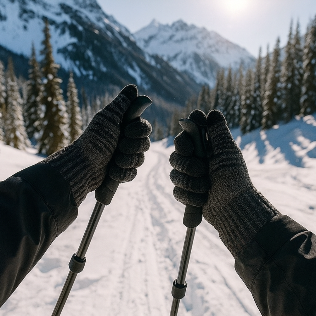 Guantes táctiles de punto para el frío