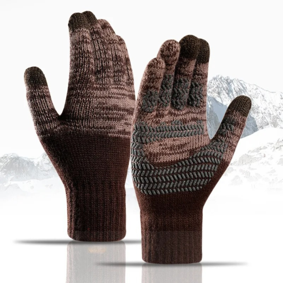 Guantes táctiles de punto para el frío