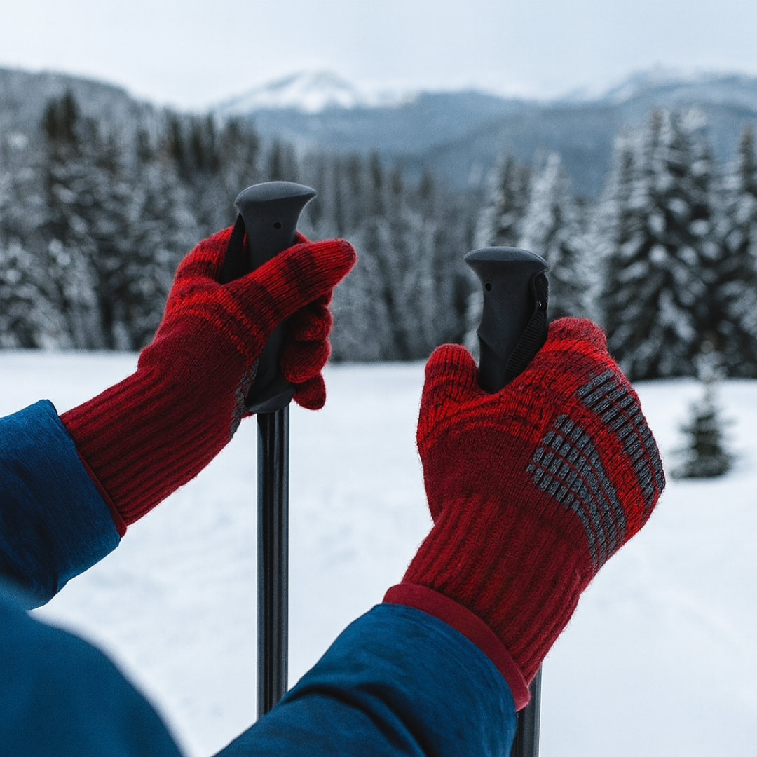 Guantes táctiles de punto para el frío