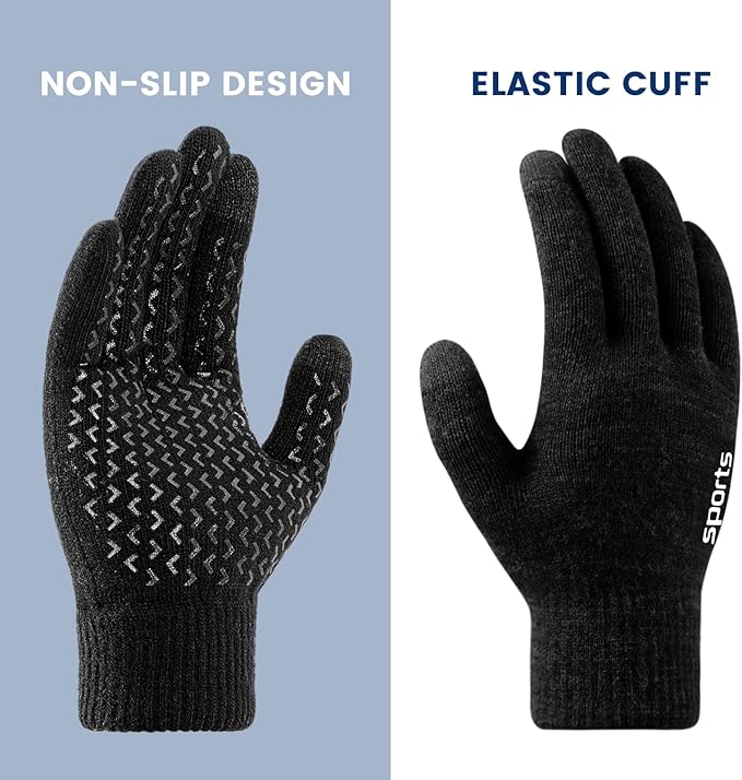 Guantes térmicos táctiles de invierno