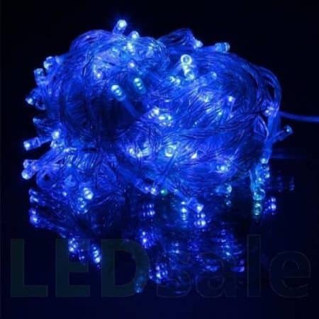 Guirnalda de luces LED – 100 LED para interior/exterior de 10 metros, blanco cálido, rojo, verde, multicolor o azul