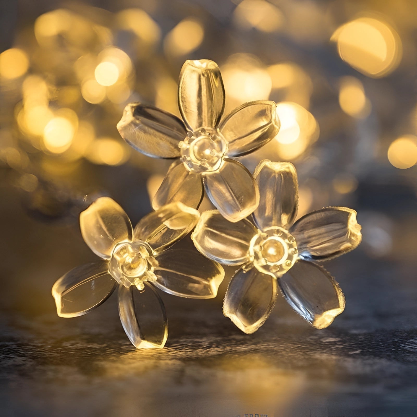 Guirnalda de Luces LED a Pilas Blanco Cálido - Decoración Acogedora de Interior para Dormitorio