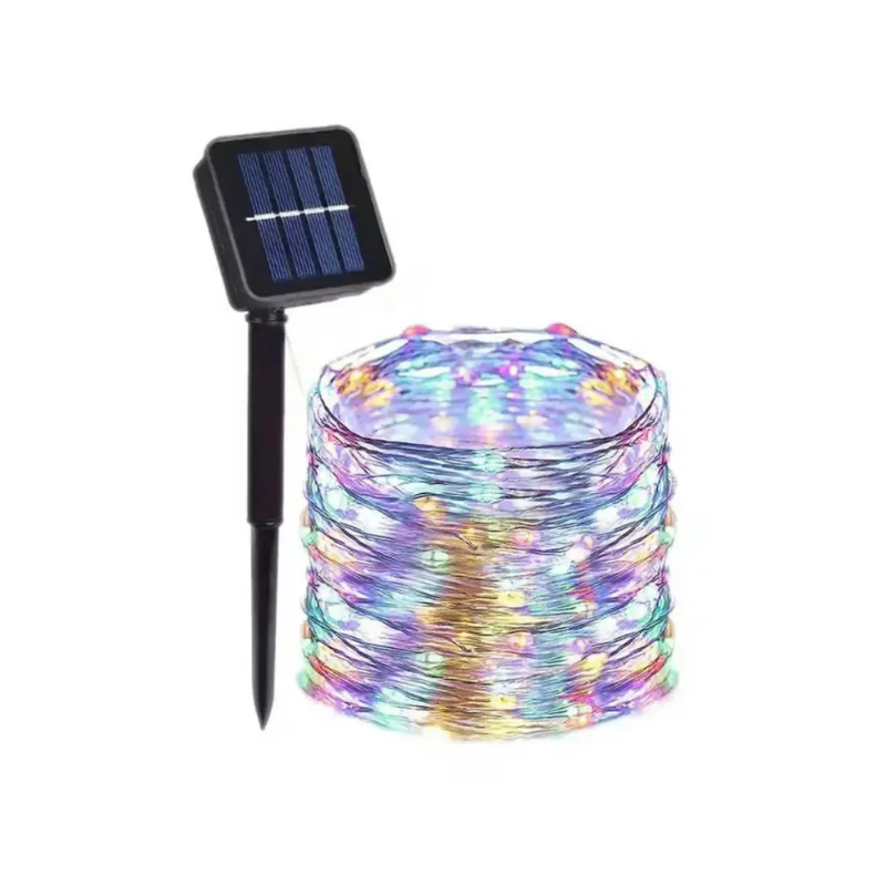 Guirnalda de luces solares ecológicas para exterior