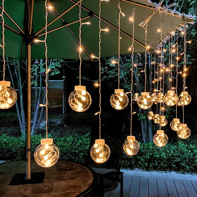 Guirnalda LED impermeable de doble cara