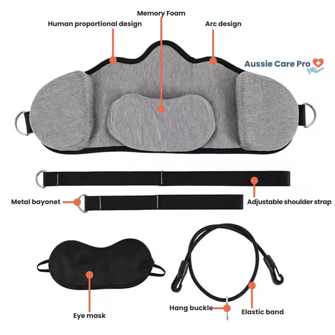 Hamaca de Tracción Cervical para Alivio Inmediato del Dolor de Cuello, Soporte Postural y Alineación de la Columna Vertebral