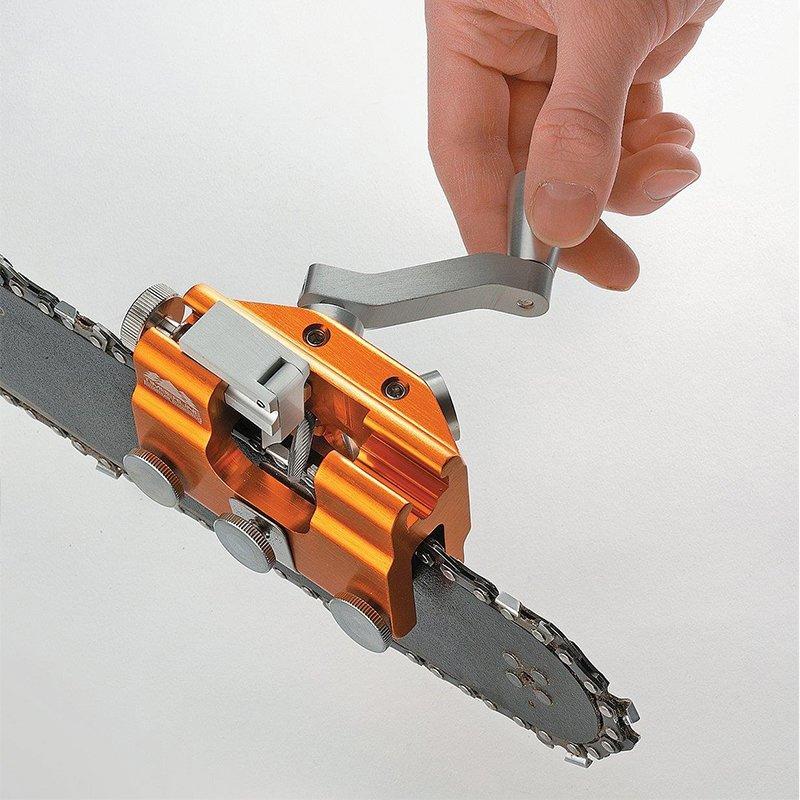 Herramienta para afilar cadenas de motosierra - Fácil de usar y rápida