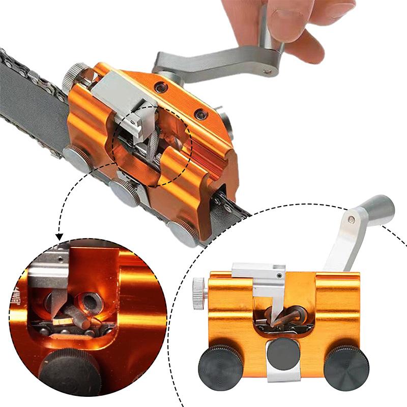 Herramienta para afilar cadenas de motosierra - Fácil de usar y rápida