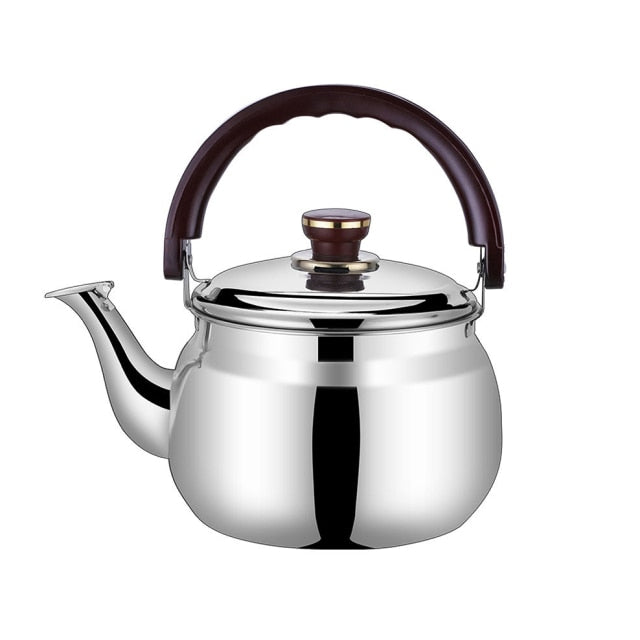 Hervidor con silbato de acero inoxidable – Paredes gruesas, duradero y elegante