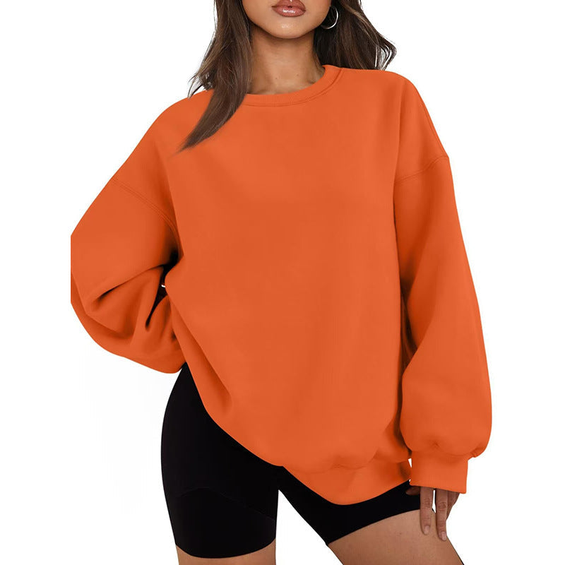 Jersey casual estilo oversized de corte holgado para mujer