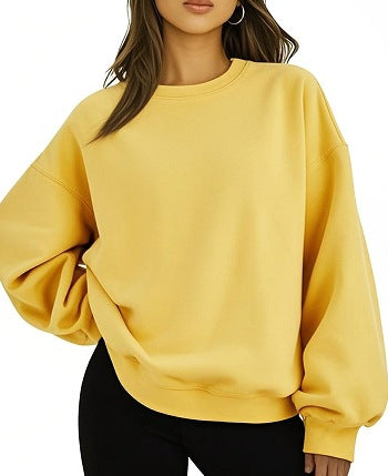 Jersey casual estilo oversized de corte holgado para mujer