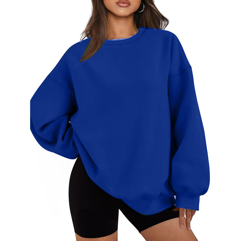 Jersey casual estilo oversized de corte holgado para mujer