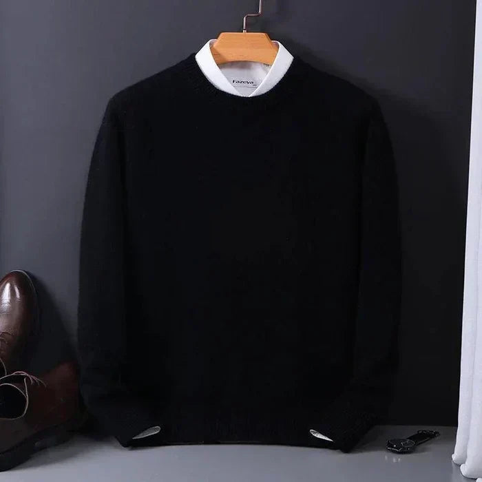 Jersey de cachemira holgado para hombre