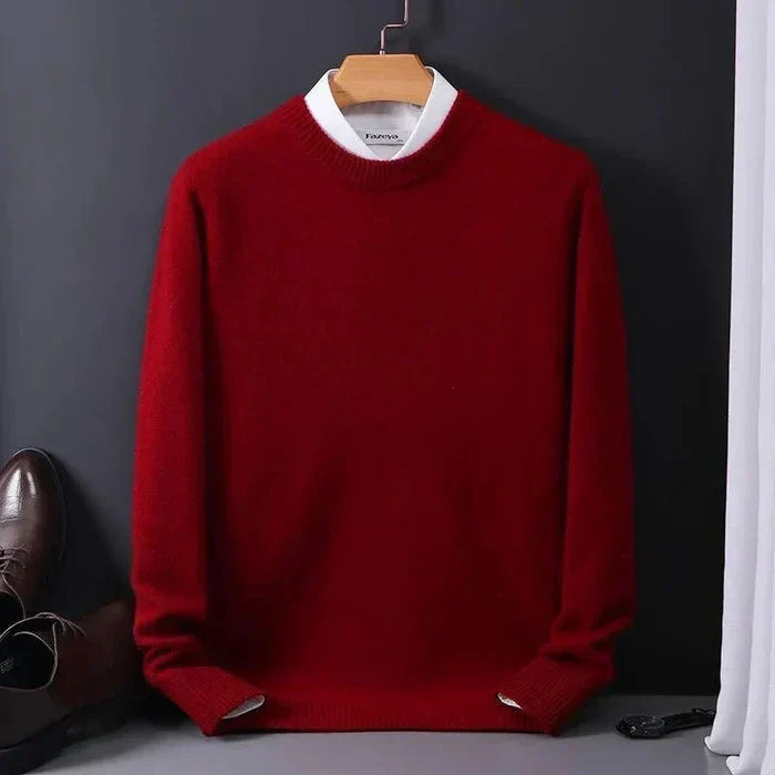 Jersey de cachemira holgado para hombre