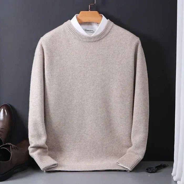 Jersey de cachemira holgado para hombre