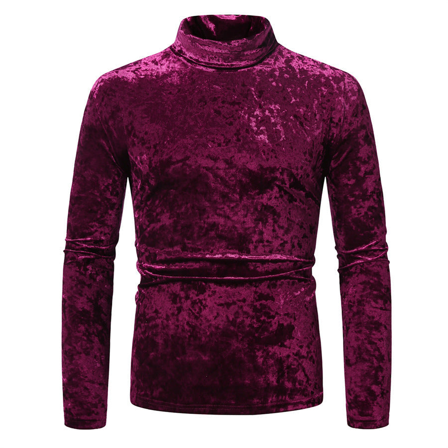 Jersey de cuello alto con diseño elegante