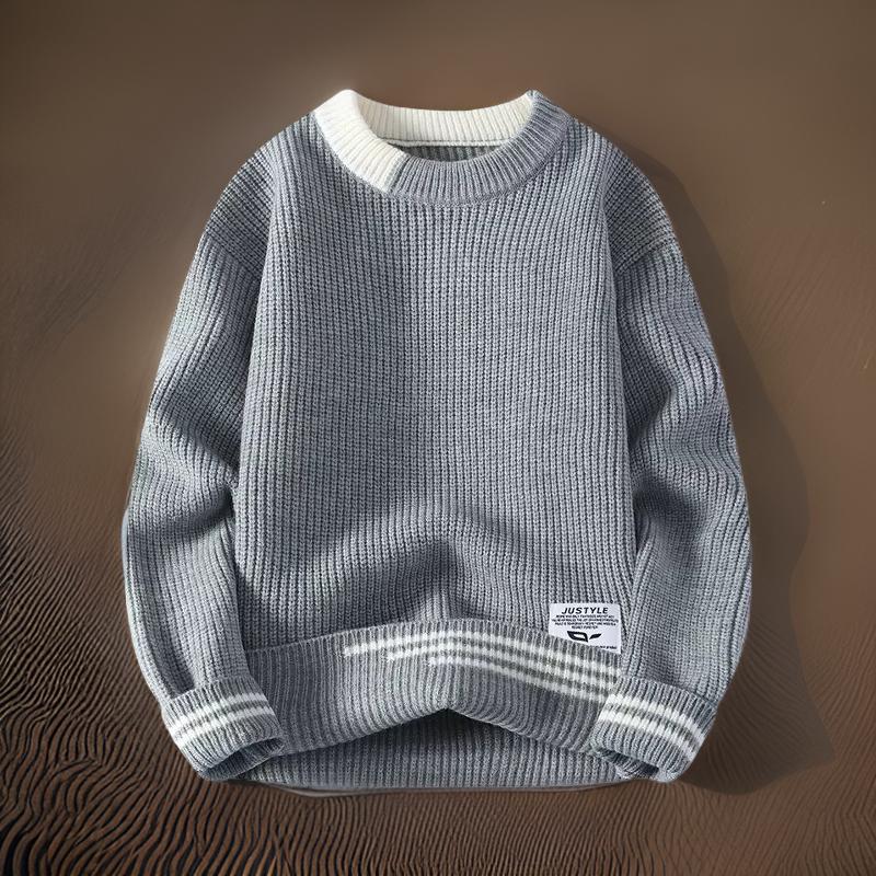 Jersey de hombre con cuello redondo