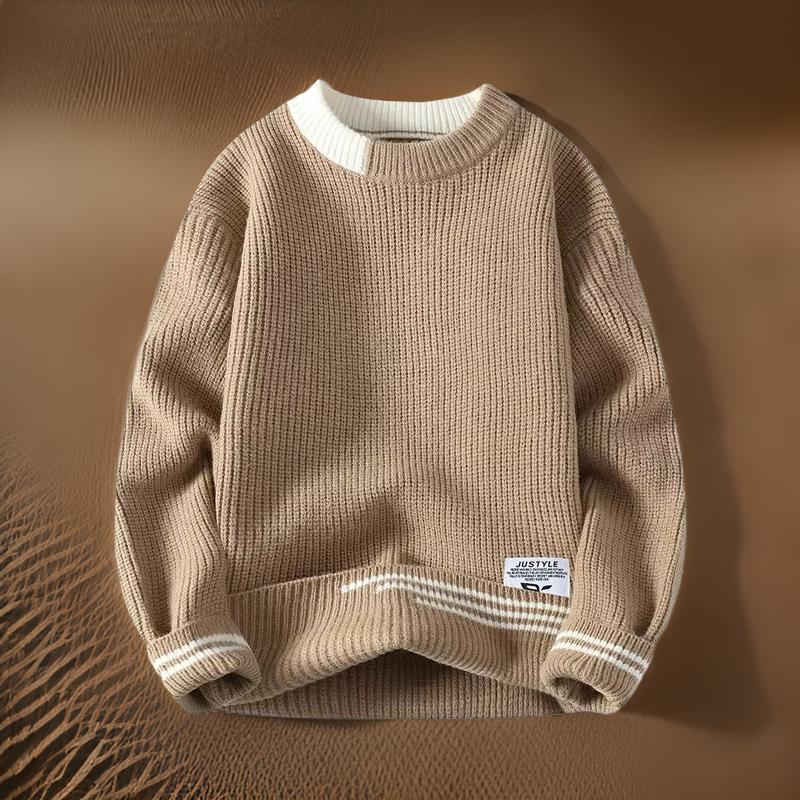 Jersey de hombre con cuello redondo