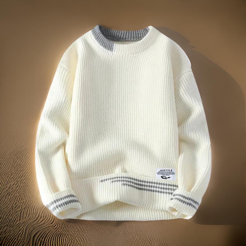 Jersey de hombre con cuello redondo