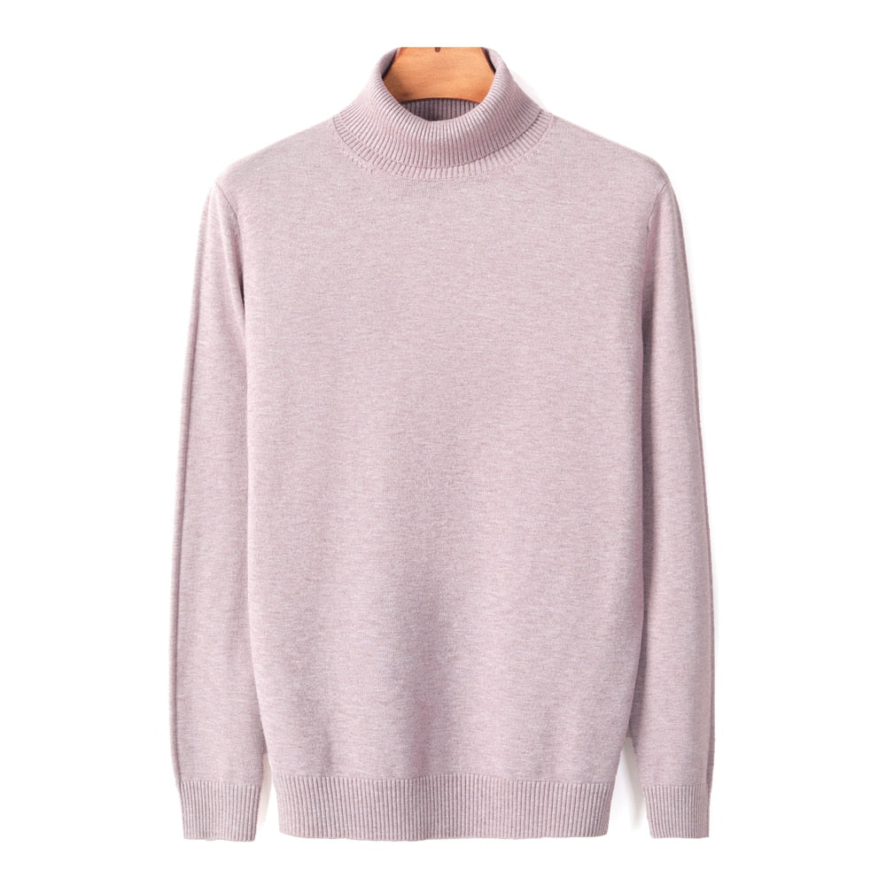 Jersey de punto de cuello alto