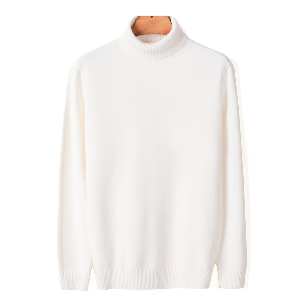 Jersey de punto de cuello alto