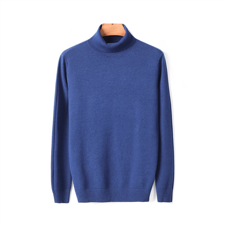Jersey de punto de cuello alto