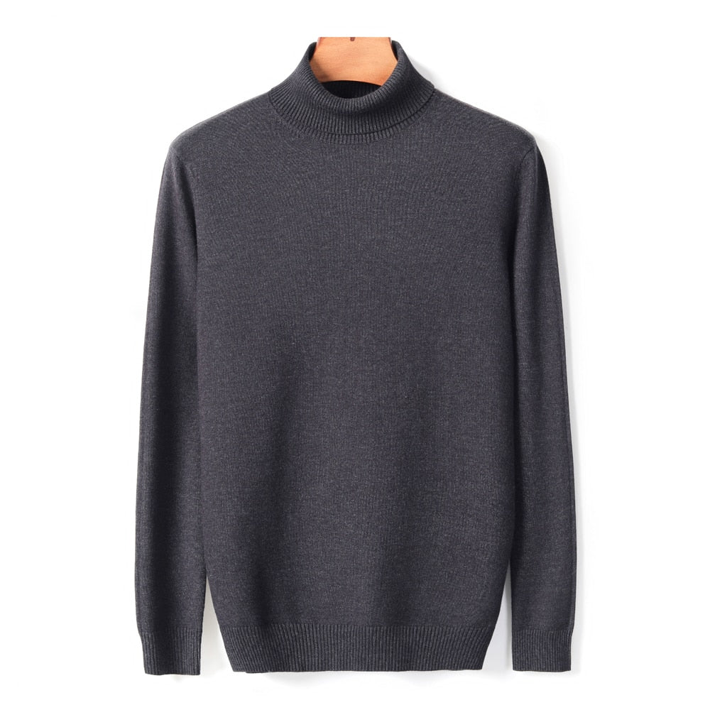 Jersey de punto de cuello alto