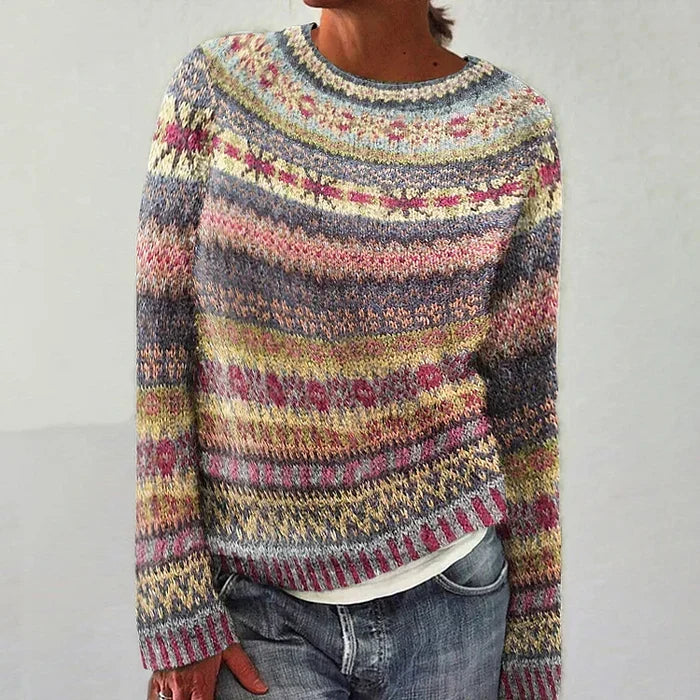 Jersey de punto Fair Isle para mujer