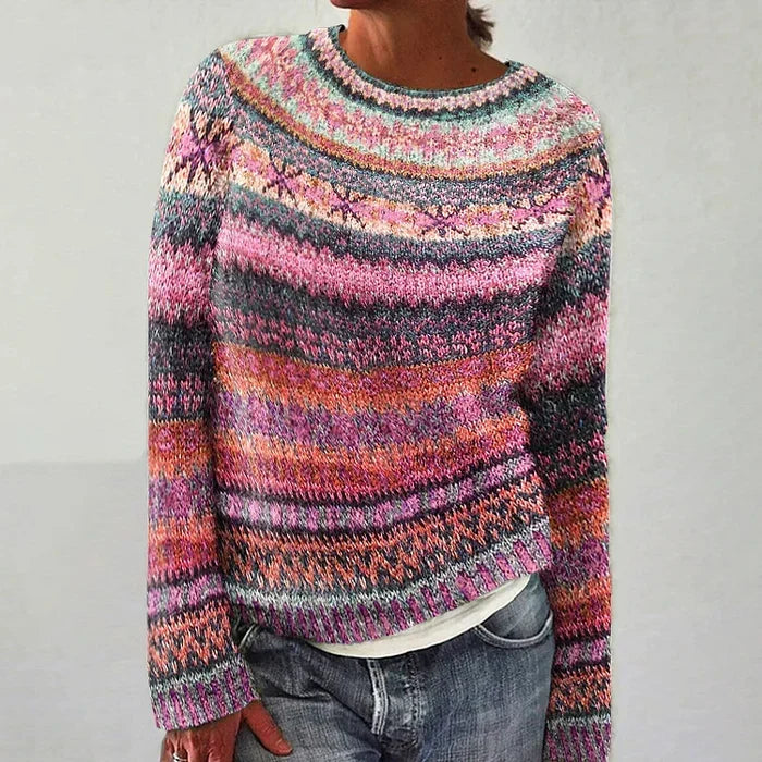 Jersey de punto Fair Isle para mujer