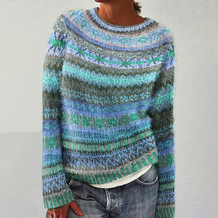 Jersey de punto Fair Isle para mujer