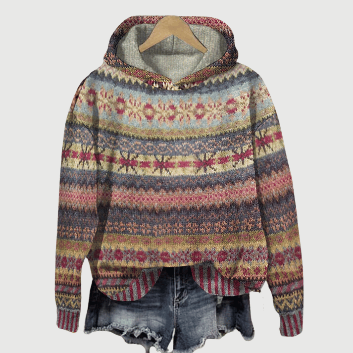 Jersey de punto multicolor para mujer – Cómodo y cálido