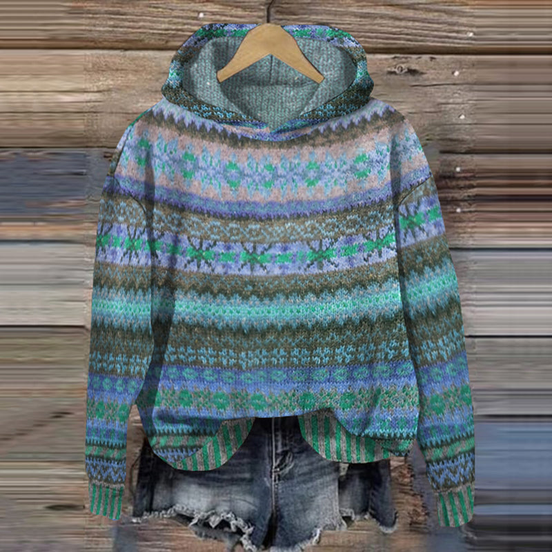 Jersey de punto multicolor para mujer – Cómodo y cálido