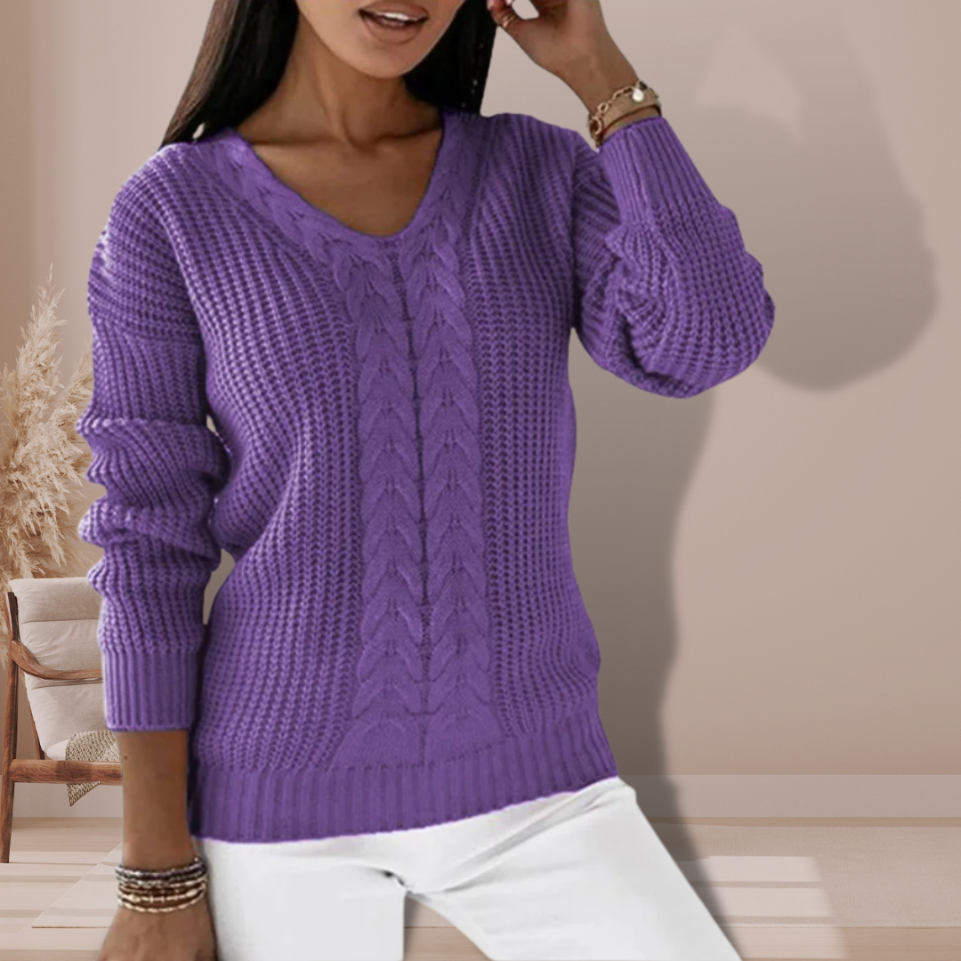 Jersey de punto para mujer: ideal para el otoño