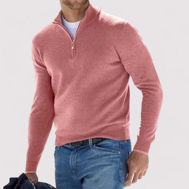 Jersey para hombre con media cremallera