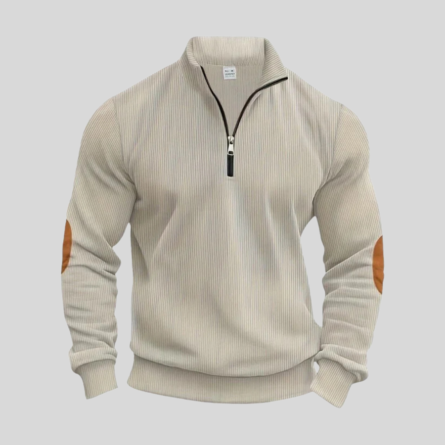 Jersey para hombre con puños acanalados