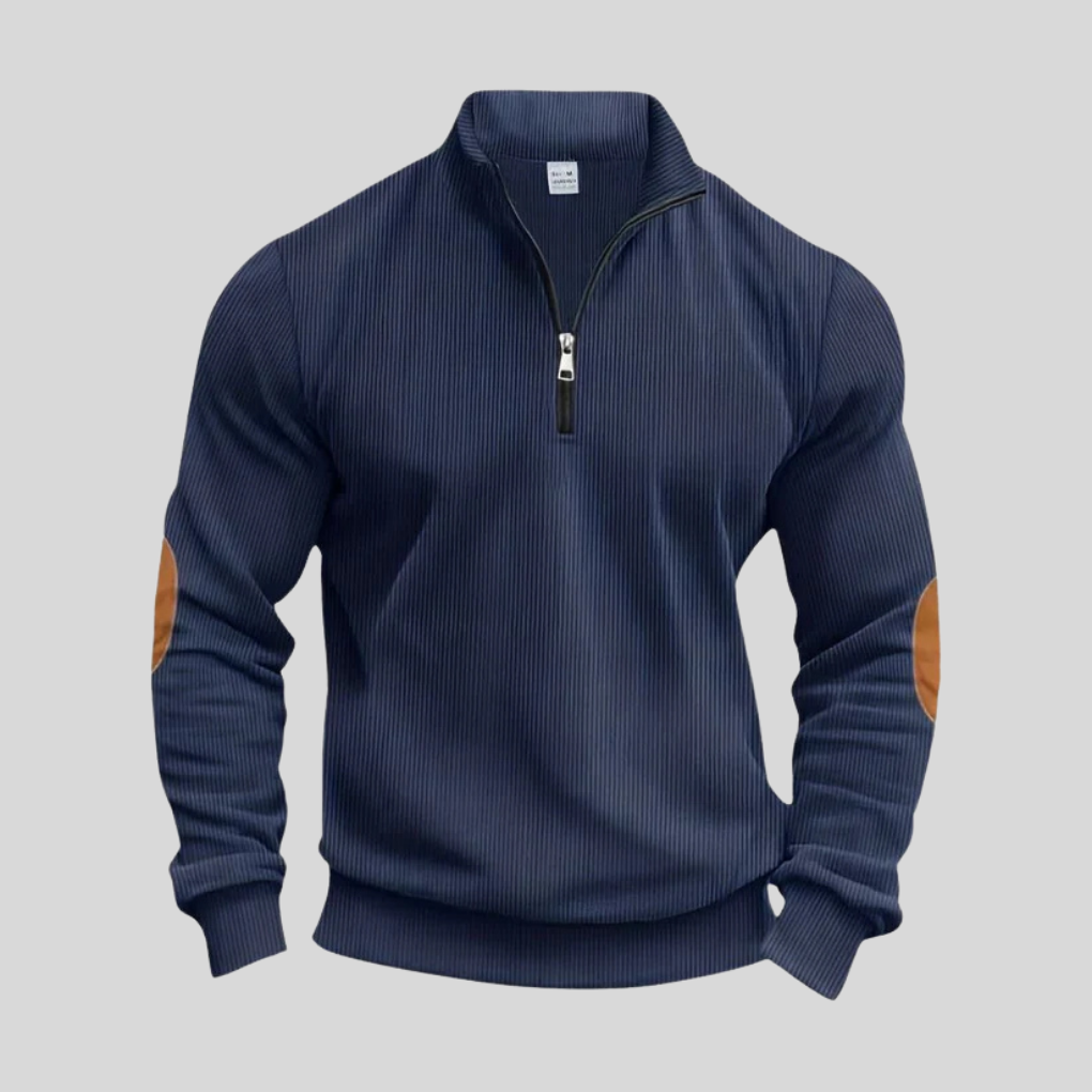 Jersey para hombre con puños acanalados