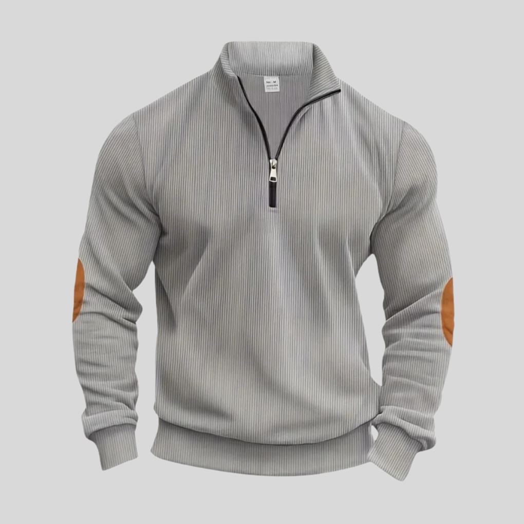 Jersey para hombre con puños acanalados