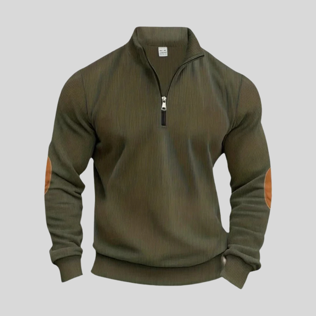 Jersey para hombre con puños acanalados
