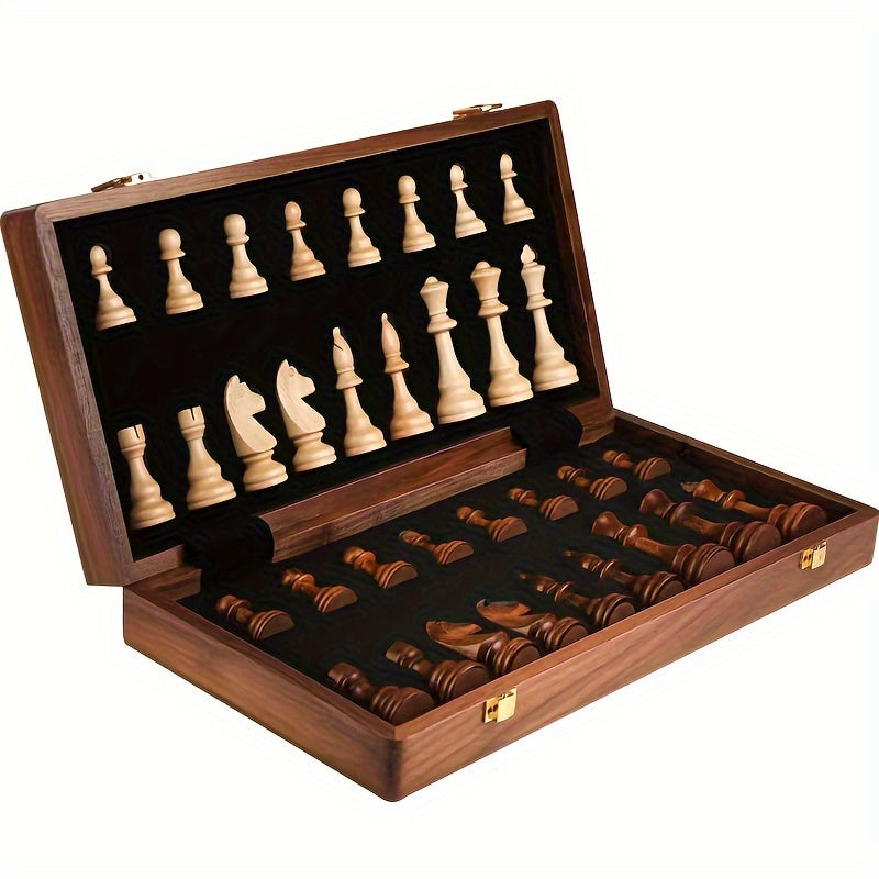 Juego de ajedrez de madera artesanal de alta calidad para competición