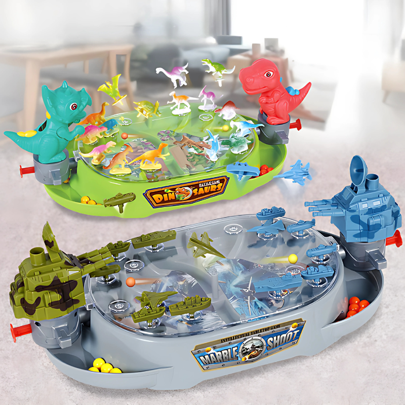 Juego de batalla interactivo de dinosaurios para niños