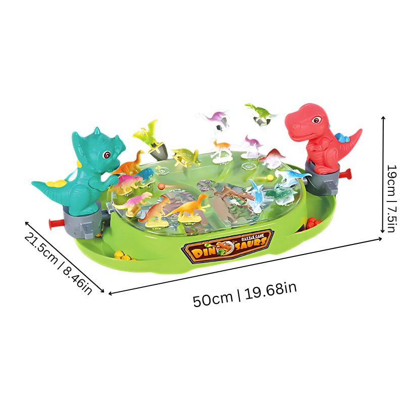 Juego de batalla interactivo de dinosaurios para niños