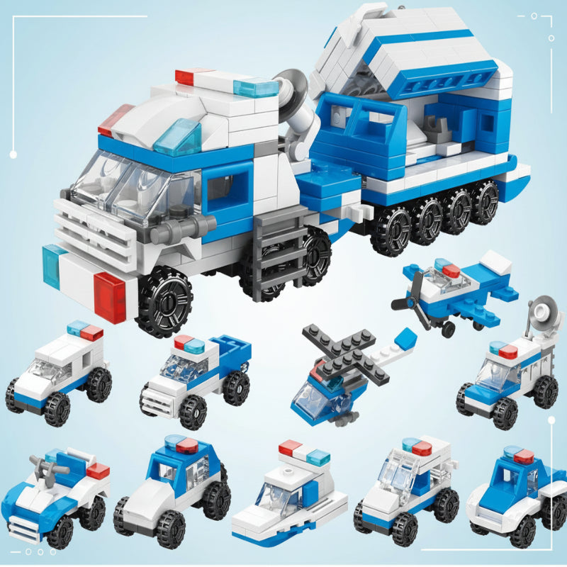 Juego de construcción de bloques educativos para concentración y creatividad