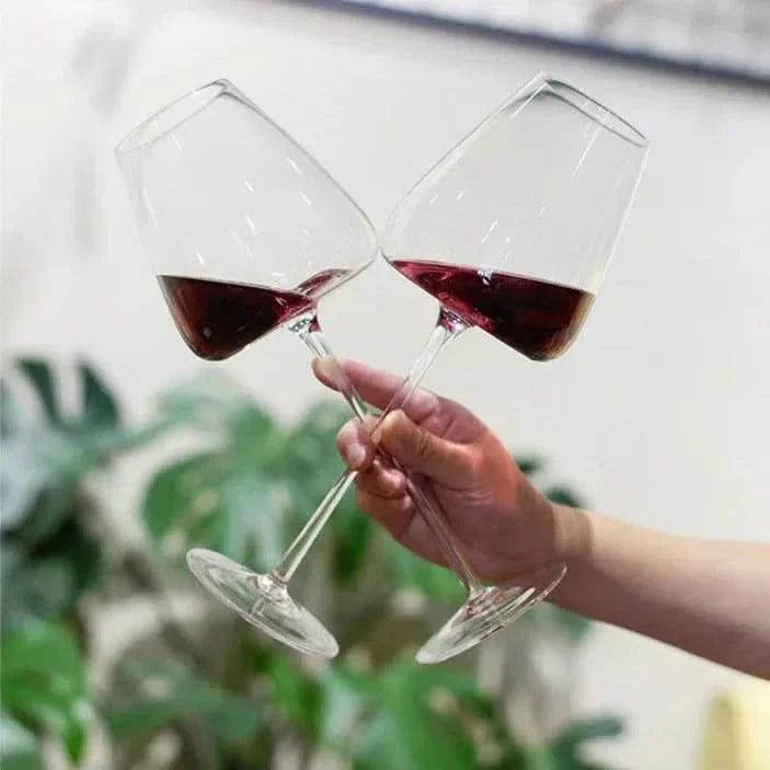Juego de copas de cristal de vino y champán hechas a mano – 2, 4 o 6 piezas, 4 tamaños