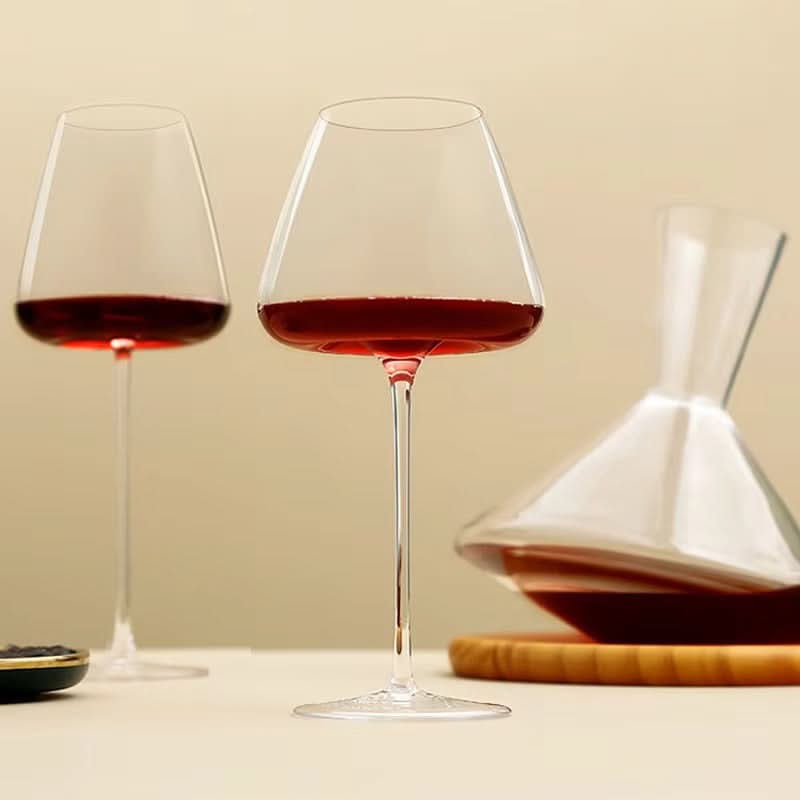 Juego de copas de cristal de vino y champán hechas a mano – 2, 4 o 6 piezas, 4 tamaños