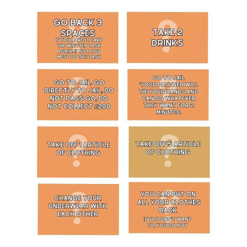 Juego de mesa Adultopoly para adultos y parejas