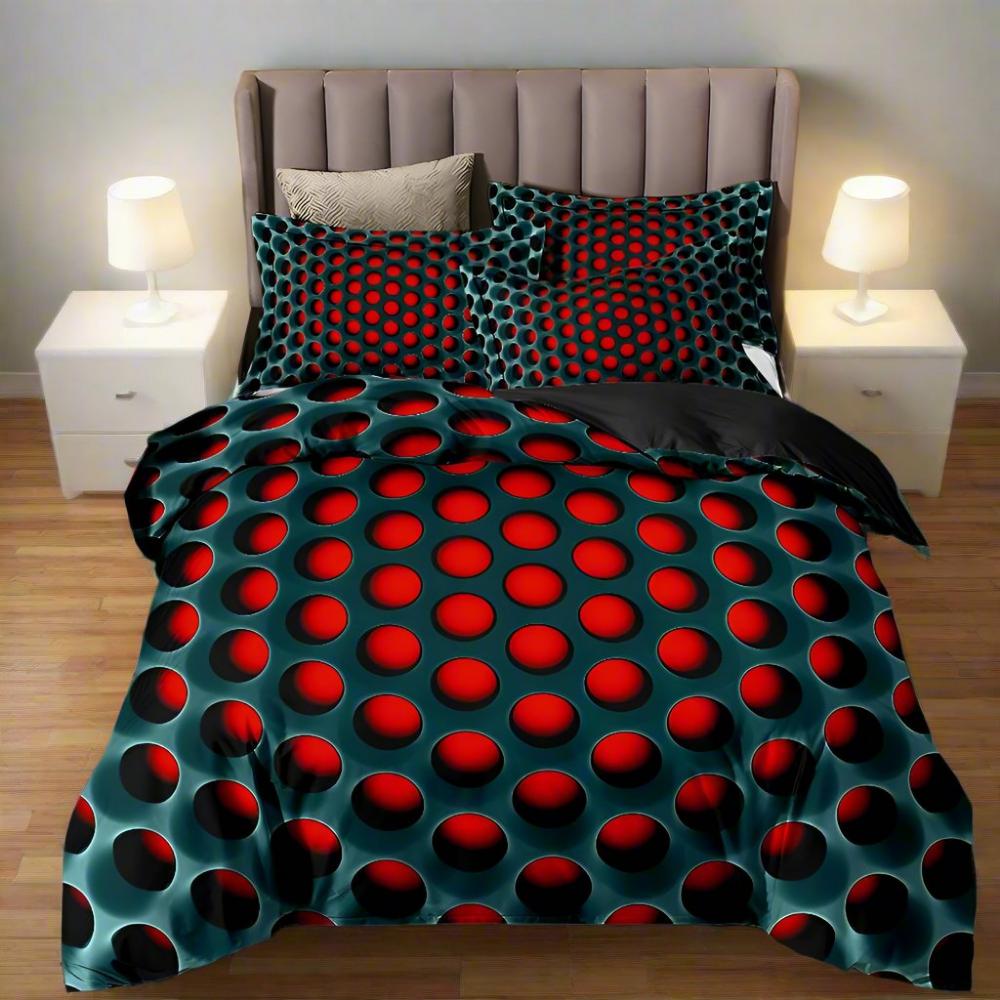 Juego de ropa de cama de 3 piezas Cosmic Vortex