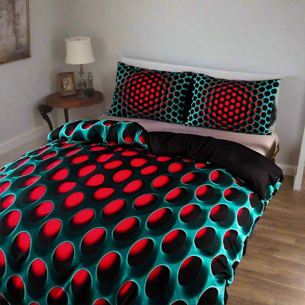 Juego de ropa de cama de 3 piezas Cosmic Vortex
