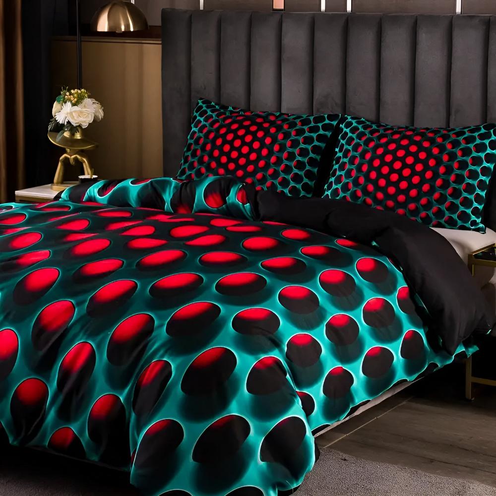 Juego de ropa de cama de 3 piezas Cosmic Vortex